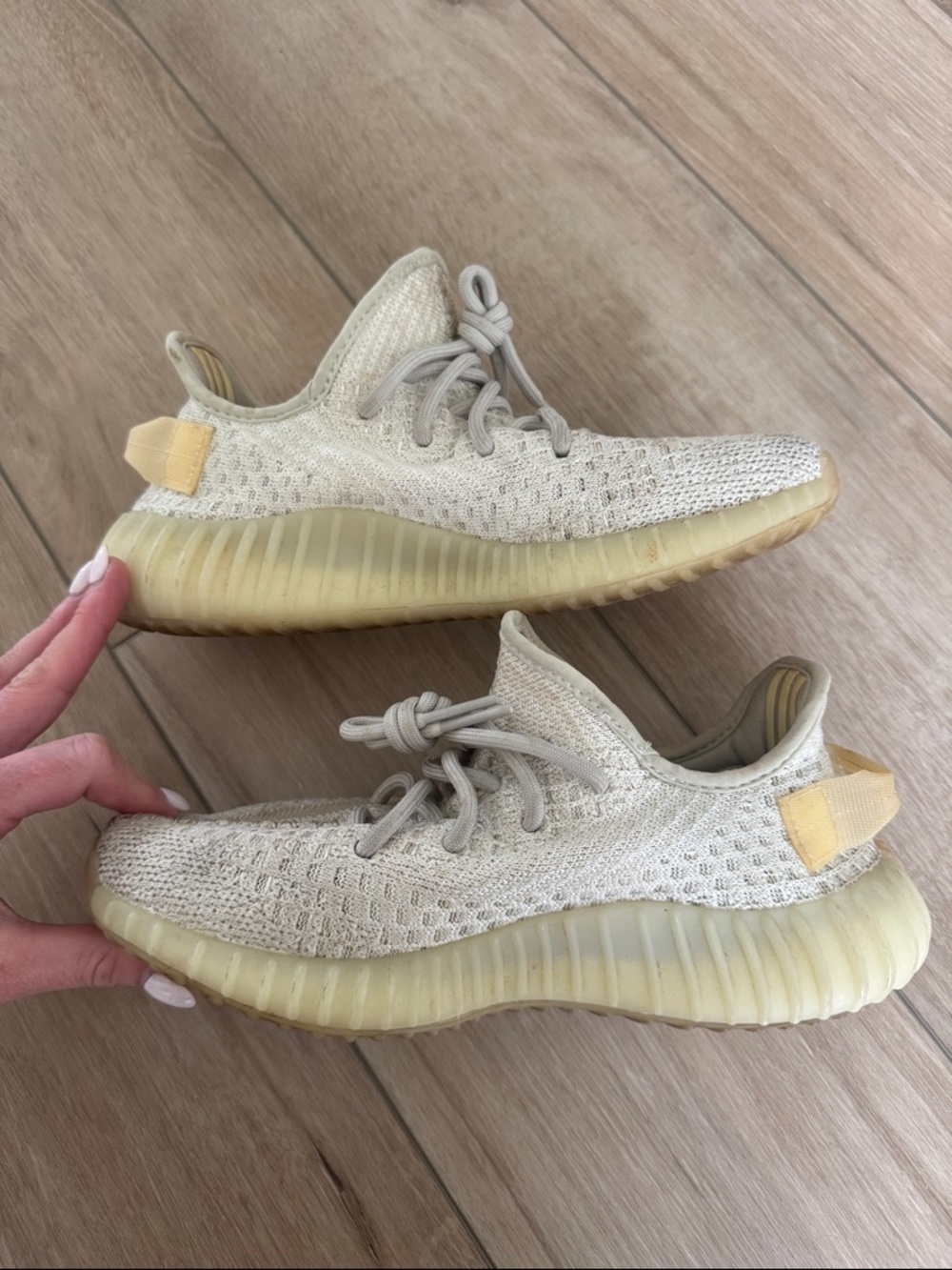 Yeezy Light Beige Knit Sneaker